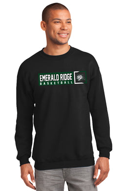 Emerald Ridge Basketball Crewneck Sweatshirt