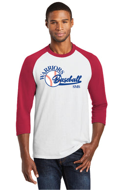 Spanaway Middle School Baseball Raglan Jersey Shirt