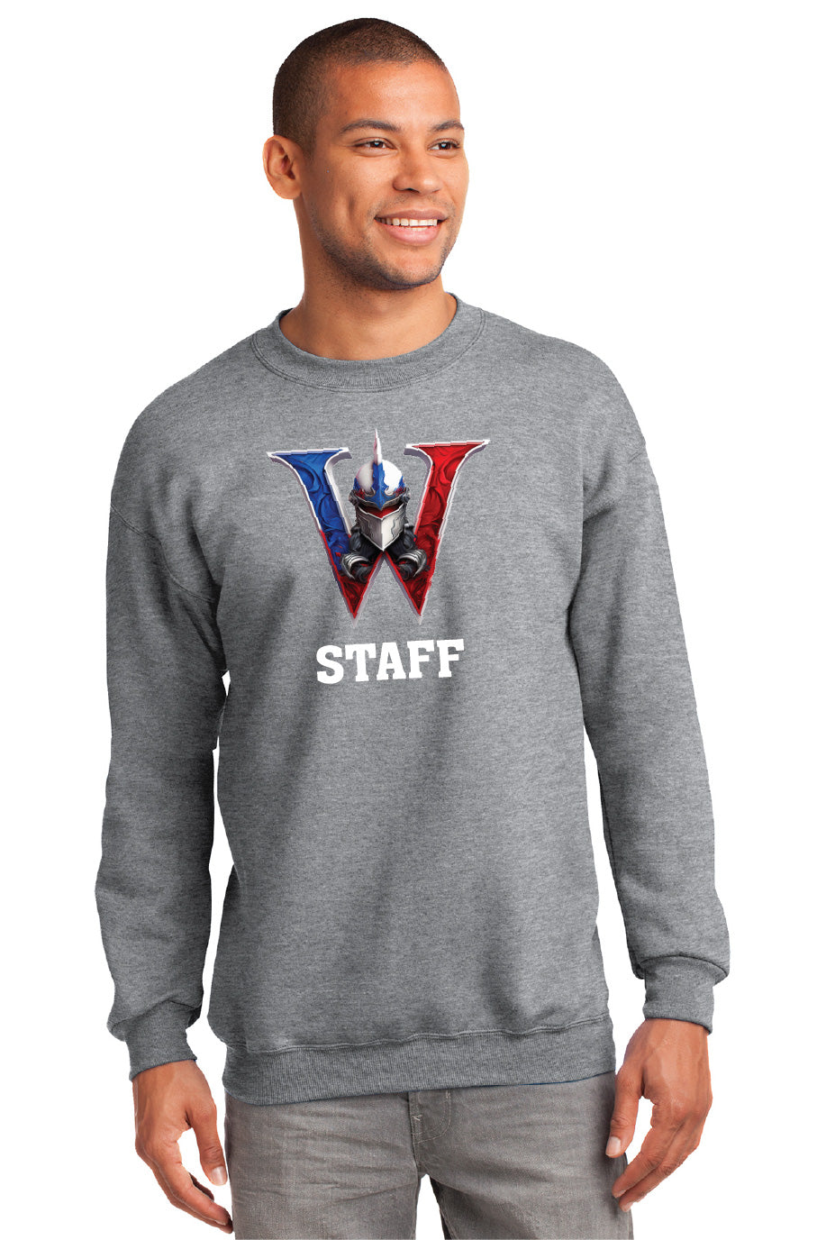 Spanaway Middle School Staff Crewneck Sweatshirt Design 5