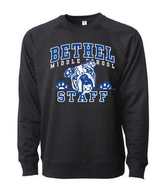 Bethel Middle School Staff Independent Trading Crew Sweatshirt