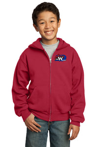 Spanaway Middle School Youth Full Zip Hooded Sweatshirt